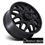 FLUX DRW 20X8.25 8X200 +104 BLK-OUT (DF)