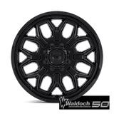FLUX DRW 20X8.25 8X200 +104 BLK-OUT (DF)