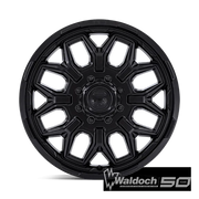 FLUX DRW 20X8.25 8X200 +104 BLK-OUT (DF)