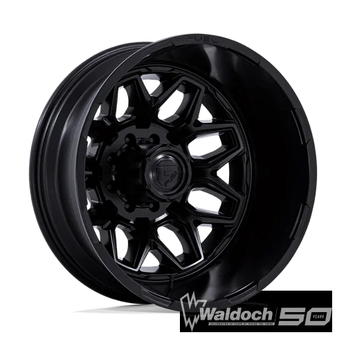 FLUX DRW 22X8.25 8X6.5 -201 BLK-OUT (DR)