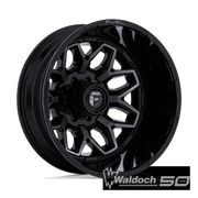 FLUX DRW 20X8.25 8X170 -201 GBLK-GY (DR)