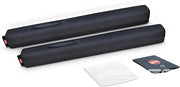 Drop Stop - The Original Patented Car Seat Gap Filler  -  Slide Free Pad and Light