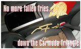 Drop Stop - The Original Patented Car Seat Gap Filler  -  Slide Free Pad and Light