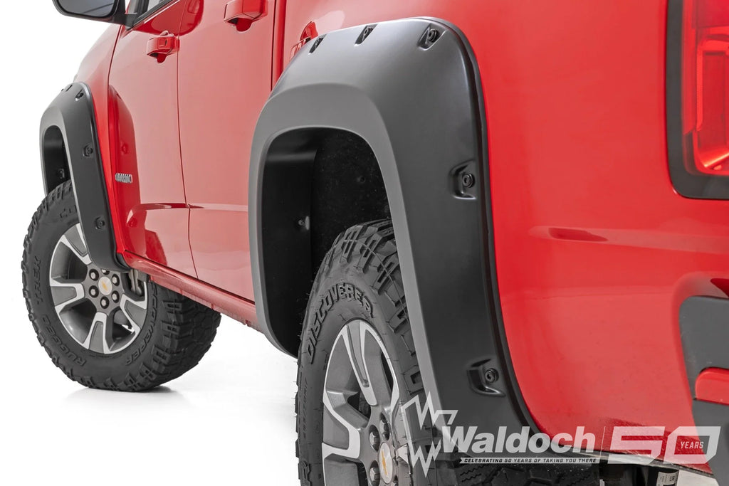 Pocket Fender Flares | GBA Gloss Black | Chevy Colorado 2WD/4WD (2015-2022)