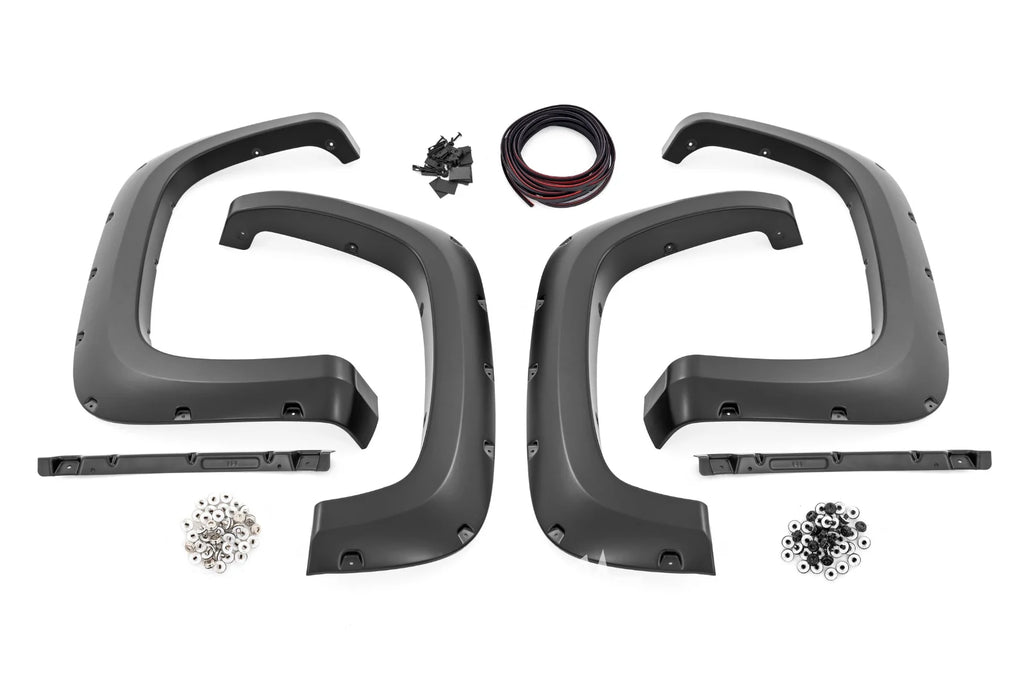 Pocket Fender Flares | GAN Silver Ice Metallic | Chevy Silverado 2500 HD/3500 HD (20-25)