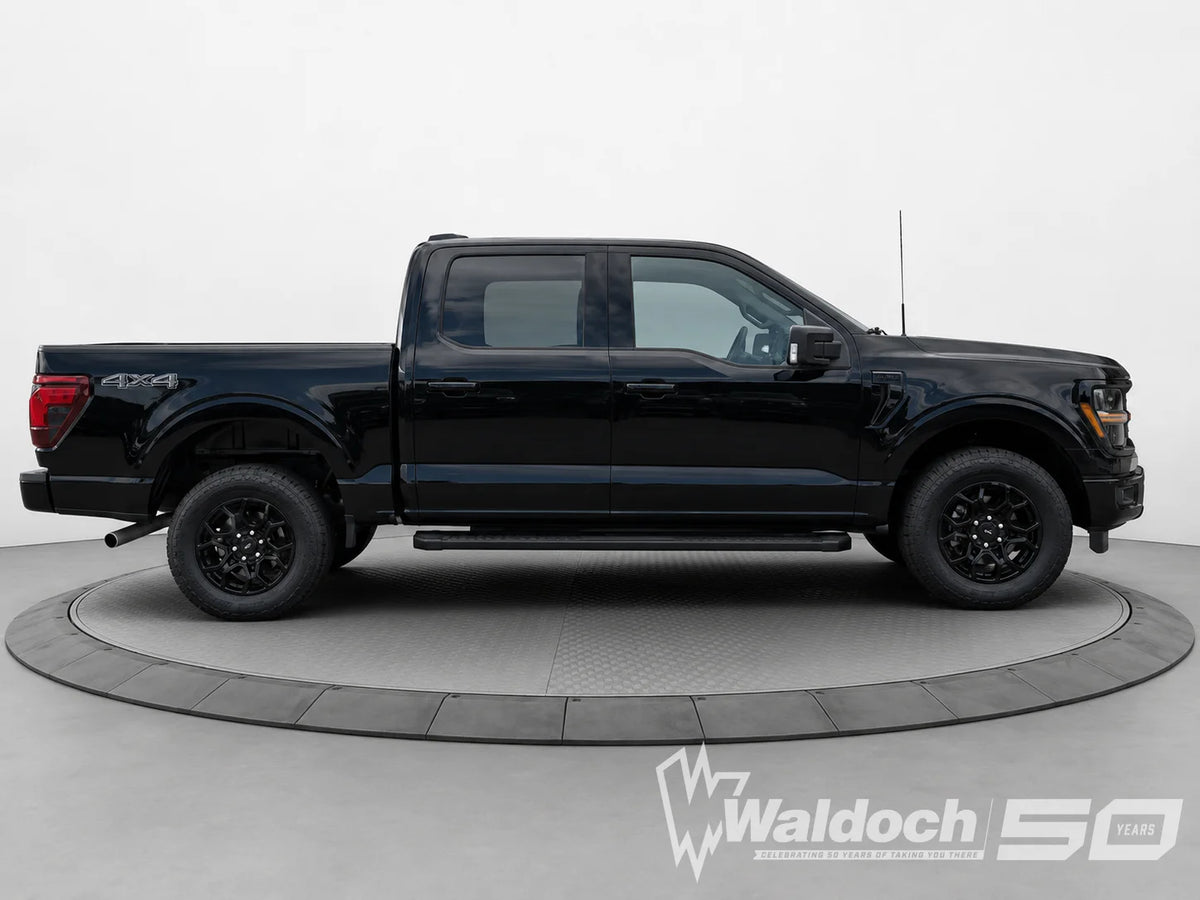 2024 FORD F150 XLT CREW 5.5' BOX 3.5L ECOBOOST AGATE BLACK (UM) BLACK CLOTH INTERIOR
