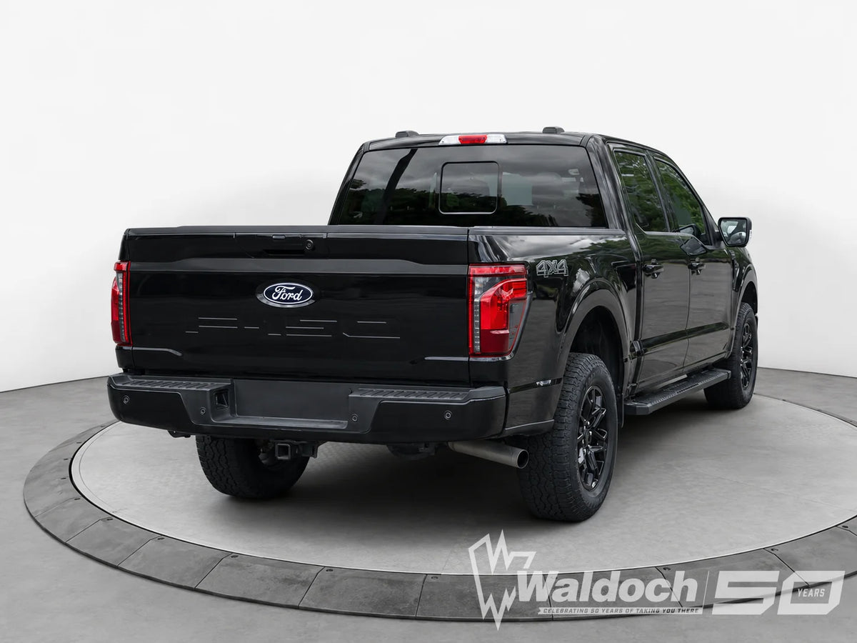 2024 FORD F150 XLT CREW 5.5' BOX 3.5L ECOBOOST AGATE BLACK (UM) BLACK CLOTH INTERIOR