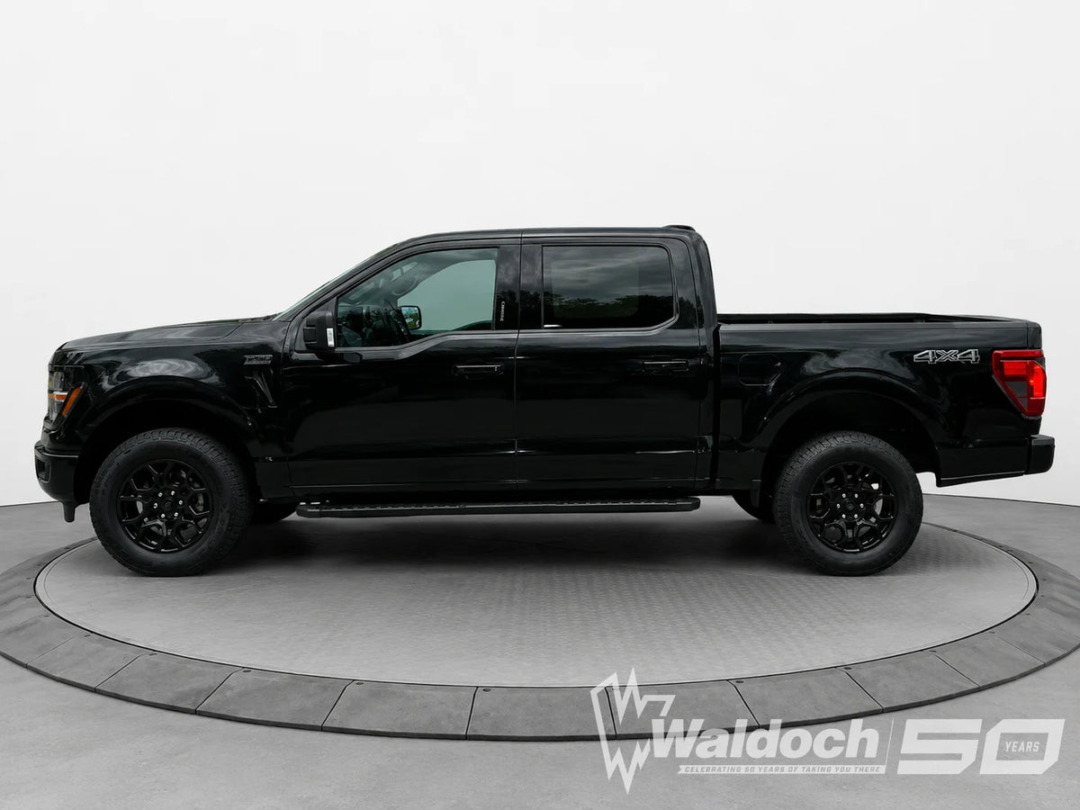 2024 FORD F150 XLT CREW 5.5' BOX 3.5L ECOBOOST AGATE BLACK (UM) BLACK CLOTH INTERIOR