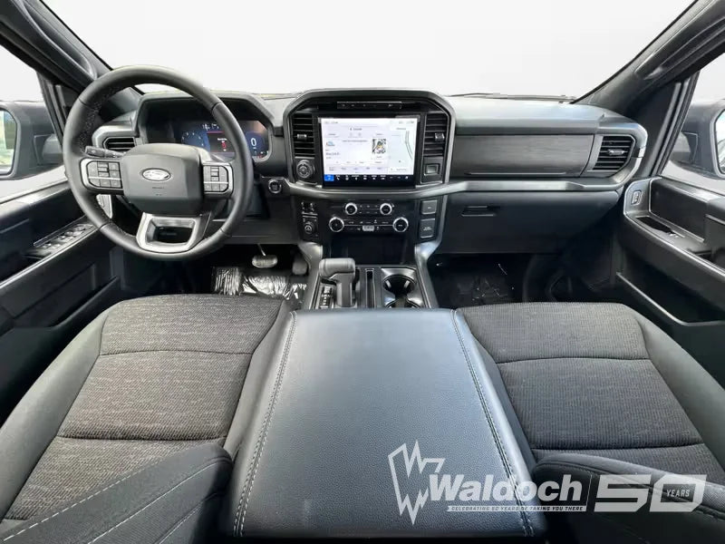 2024 FORD F150 XLT CREW 5.5' BOX 3.5L ECOBOOST AGATE BLACK (UM) BLACK CLOTH INTERIOR