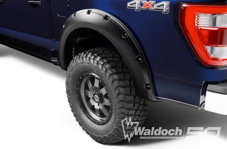 2021+ F150 POCKET FENDER FLARES PRIMED READY FOR PAINT (SET OF 4)