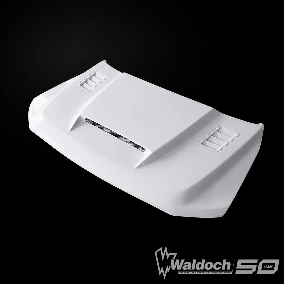 FORD F150 2025 SSK STYLE FUNCTIONAL HEAT EXTRACTION RAM AIR FIBERGLASS HOOD