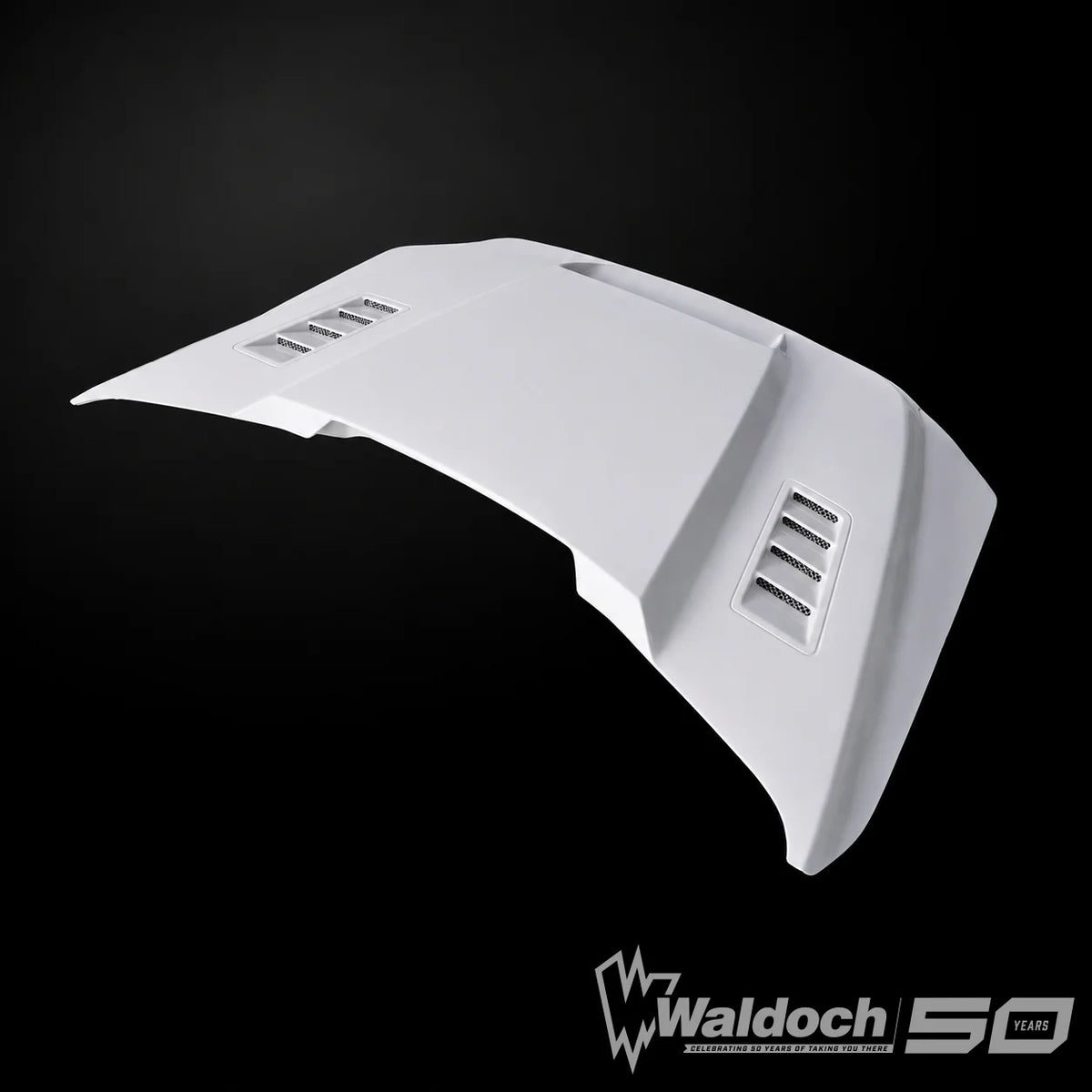 FORD F150 2025 SSK STYLE FUNCTIONAL HEAT EXTRACTION RAM AIR FIBERGLASS HOOD