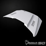 FORD F150 2025 SSK STYLE FUNCTIONAL HEAT EXTRACTION RAM AIR FIBERGLASS HOOD
