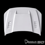 FORD F150 2025 SSK STYLE FUNCTIONAL HEAT EXTRACTION RAM AIR FIBERGLASS HOOD