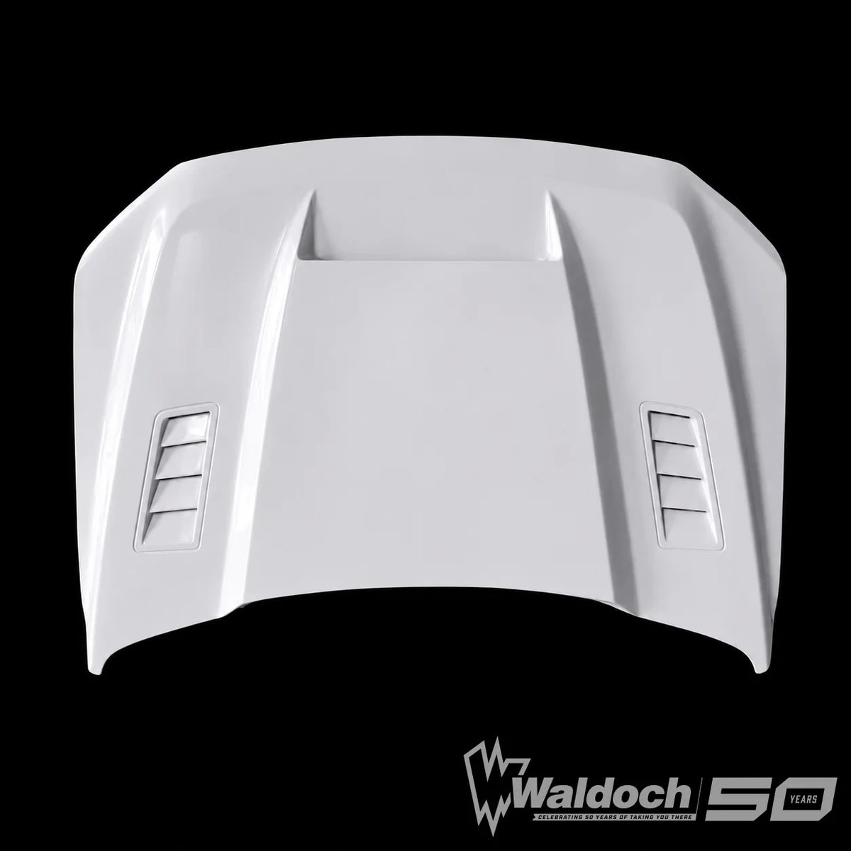 FORD F150 2025 SSK STYLE FUNCTIONAL HEAT EXTRACTION RAM AIR FIBERGLASS HOOD