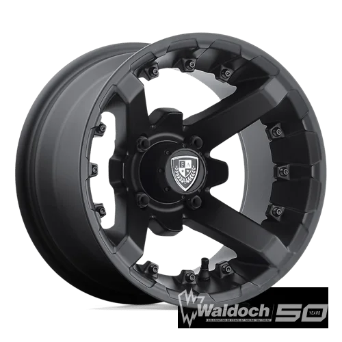 FA138 BATTLE 12X7 FLAT BLACK -47MM