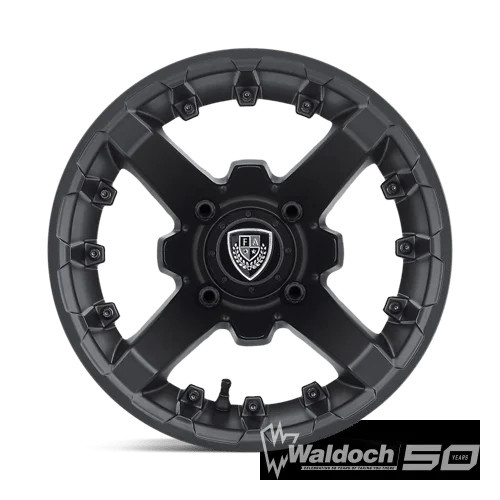 FA138 BATTLE 12X7 FLAT BLACK -47MM