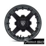 FA138 BATTLE 12X7 FLAT BLACK -47MM