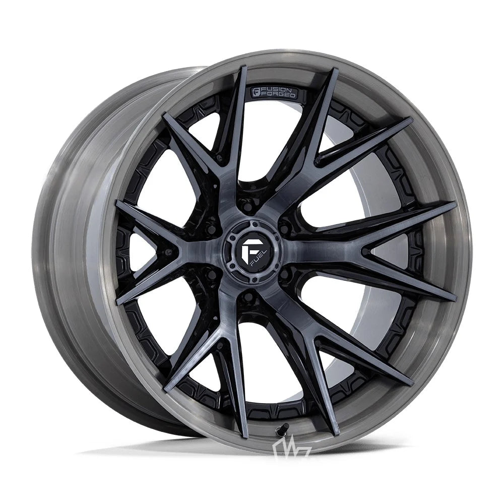 FUEL CATALYST - GLOSS BLACK BRUSHED DARK TINT - 24X12 -44 (8X170)