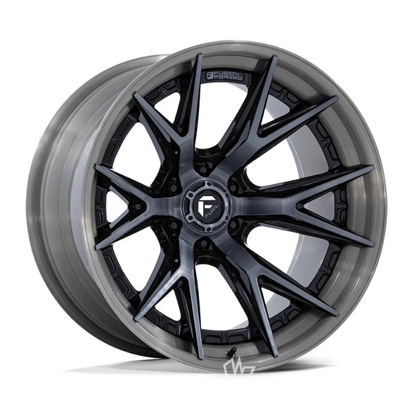 FUEL CATALYST - GLOSS BLACK BRUSHED DARK TINT - 24X12 -44 (8X170)