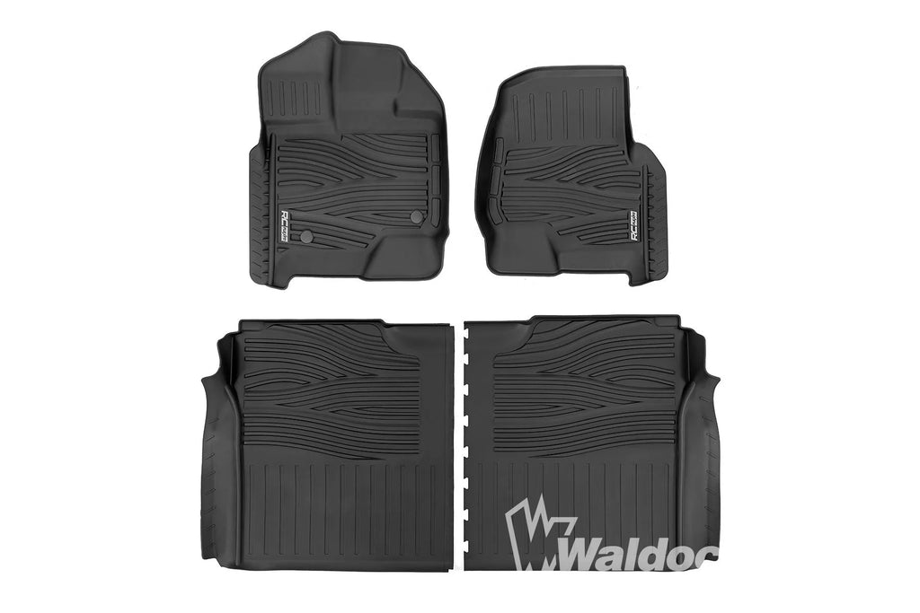 Flex-Fit Floor Mats | FR & RR | Ford F-150 (15-25)/F-150 Lightning (22-25)/Raptor (17-25)