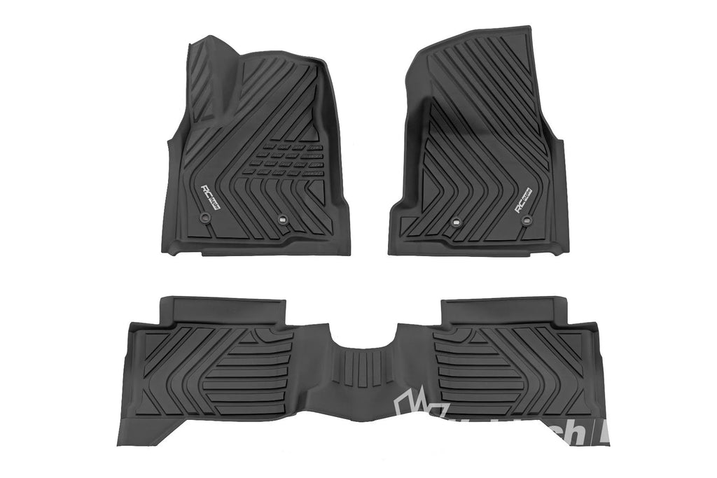 Flex Fit Floor Mats | Front & Rear | Crew | Toyota Tacoma 2WD/4WD (2024-2025)