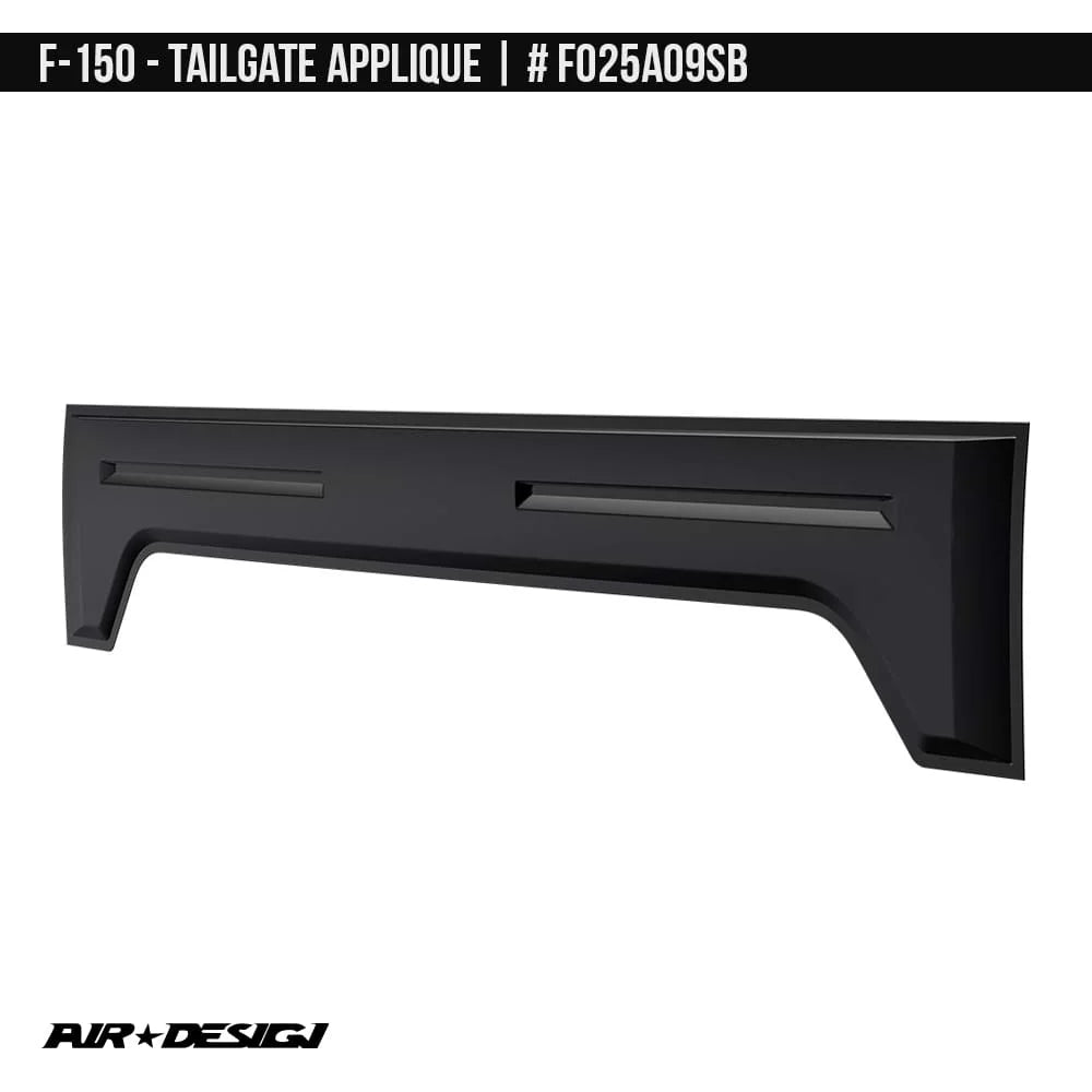 2018-2020 Ford F-150 Tailgate Appliqué  Painted  Satin Black Install Ready