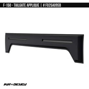 2018-2020 Ford F-150 Tailgate Appliqué  Painted  Satin Black Install Ready