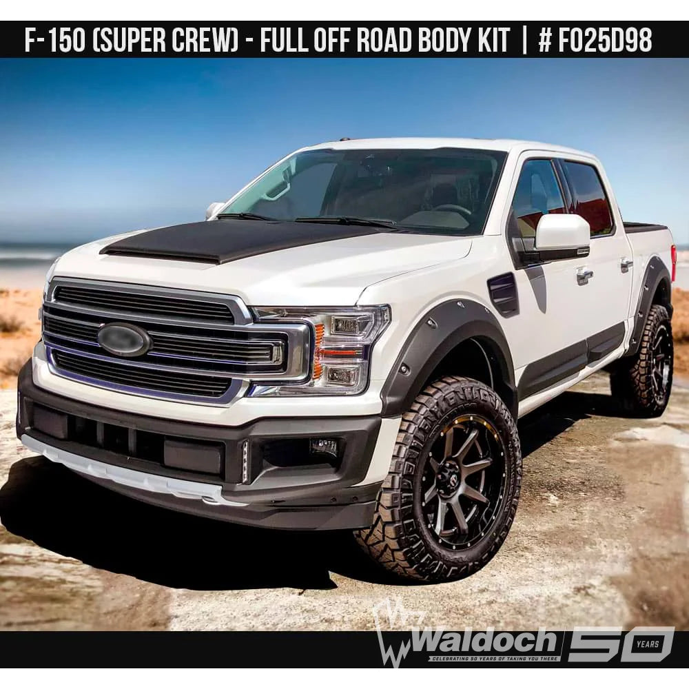 2018-2020 Ford F-150 Off-Road Full Kit Supercrew Painted  Satin Black Install Ready