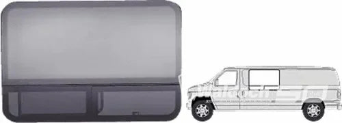 C. R. Laurence Ford E-Series Driver Side Forward Window T-Slider