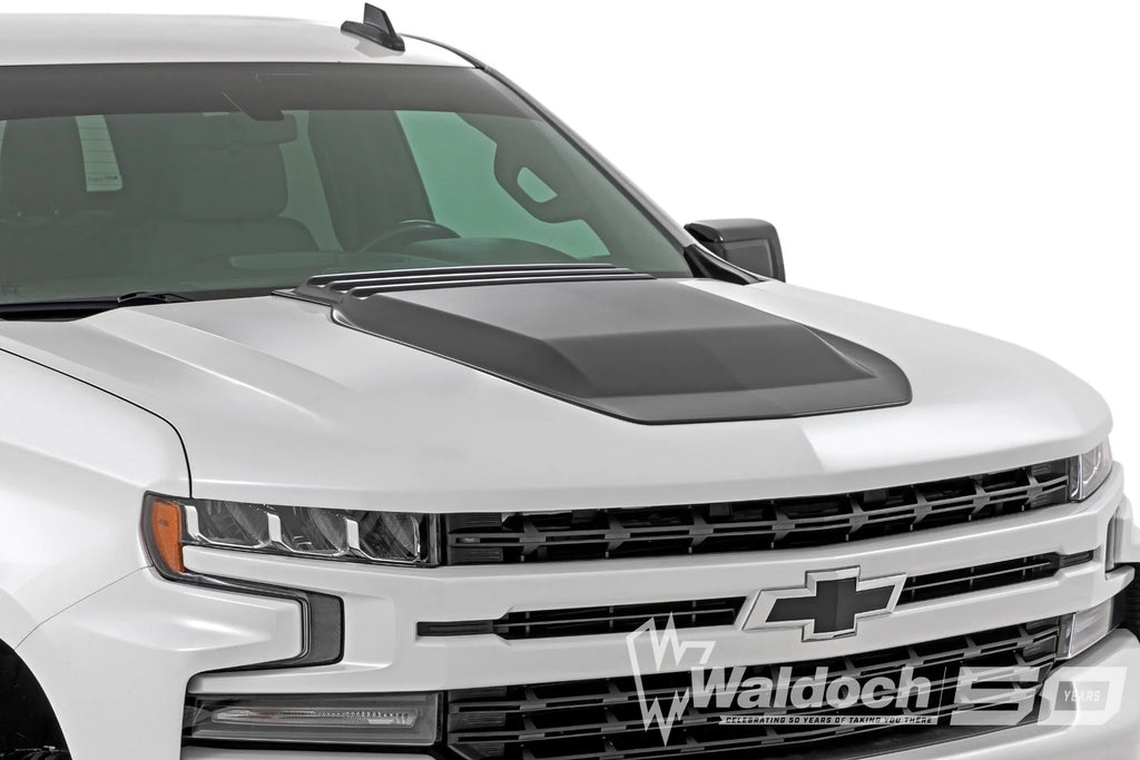 Hood Scoop | GBA Black | Chevy Silverado 1500 2WD/4WD (2019-2025 & Classic)