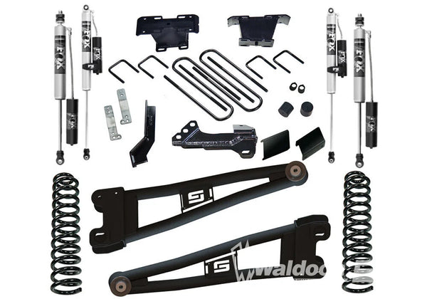 4" Radius Arm Lift Kit - 23-24 F250/F350 4WD Diesel w/ Fox 2.0 Reservoir Shocks