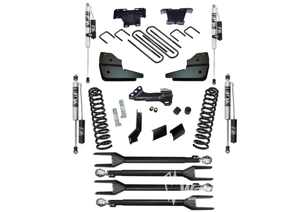 4" 4-Link Lift Kit - 23-24 F-250/F-350 4WD - Diesel - w/Fox 2.0 Reservoir Shocks
