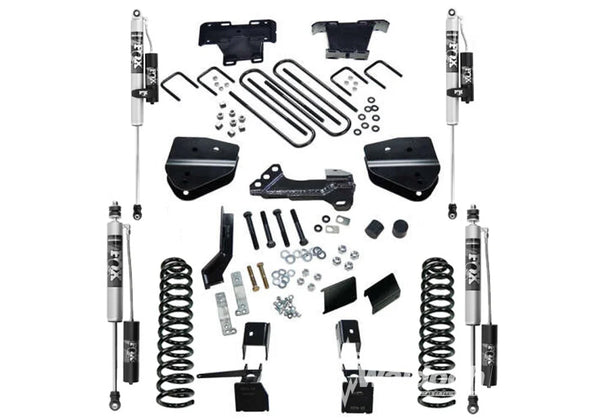 4" Lift Kit w/ FOX Res Shocks - 17-22 F2/350 4WD Dsl w/o4LinkArms w/oRadiusArms