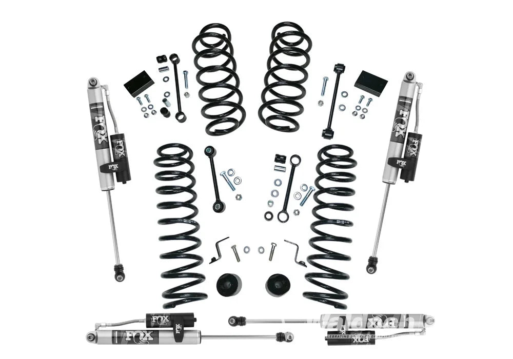 2.5" Dual Rate Coil Lift Kit w/ Fox 2.0 Res Shocks - 18-22 Wrangler JL 4WD - 2Dr