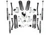 4" DUAL RATE COIL Lift Kit - 18-22 JP JL WRGLR 2 DR - W/ SHADOW SERIES SHX