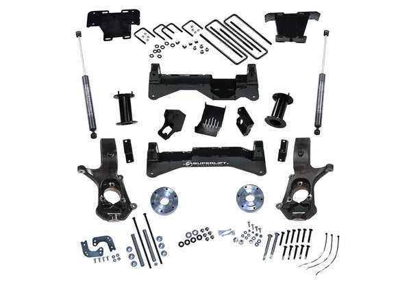 8" Lift Kit - 07-16 Silv/Sierra 1500 4WD w/ Cast Steel Ctrl Arms w/Bil Rr Shocks
