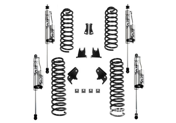 2.5" Lift Kit w/ FOX 2.0 Reservoir Shocks - 07-18 Wrangler JK 2-Door