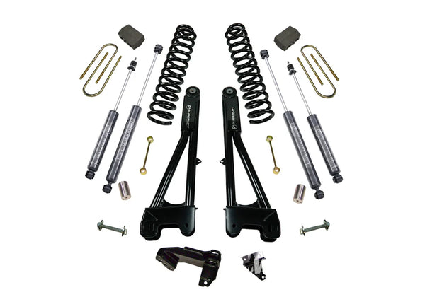 4" Lift Kit - 11-16 F250/F350 4WD - Dsl w/ Replacement Radius Arms w/ Bil Shocks