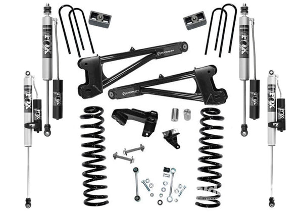 4" Lift Kit w/ FOX 2.0 Reservoir Shocks - 11-16 F250/350 4WD Dsl w/RepRadiusArms