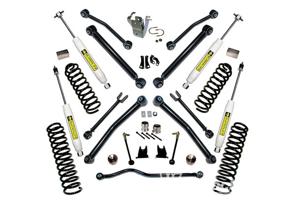 4" Lift Kit - 07-18 Wrangler JK - 2-door - w/ Reflex Ctrl Arms & SL Shocks
