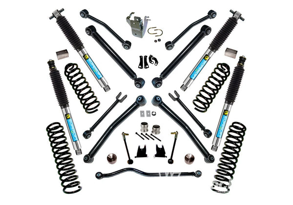 4" Lift Kit - 07-18 Wrangler JK - 4-door - w/ Reflex Ctrl Arms & Bilstein Shocks