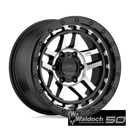 KM540 17X8.5 6X5.5 S-BLK MACH 18MM