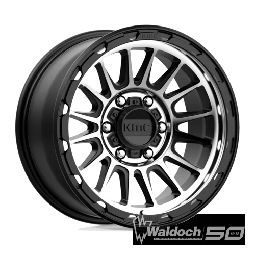KM542 17X8.5 6X5.5 S-BLK MACH 00MM