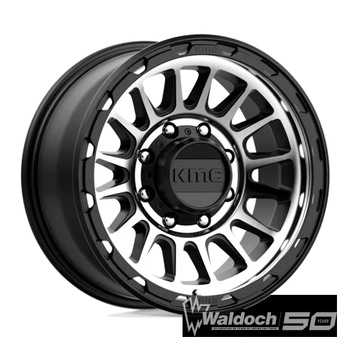 KM542 17X8.5 8X180 S-BLK MACH 00MM