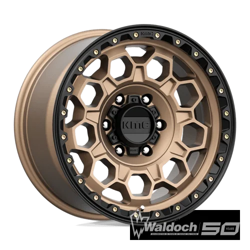 KM545 17X9 6X5.5 M-BRZ BLK LP 00MM