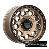 KM545 17X9 6X5.5 M-BRZ BLK LP 18MM