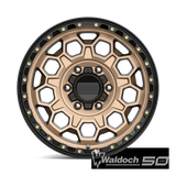 KM545 17X9 6X5.5 M-BRZ BLK LP 18MM