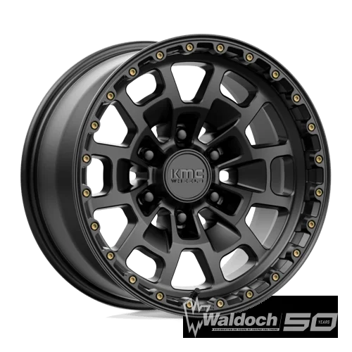 KM718 17X8.5 6X135 S-BLK 00MM