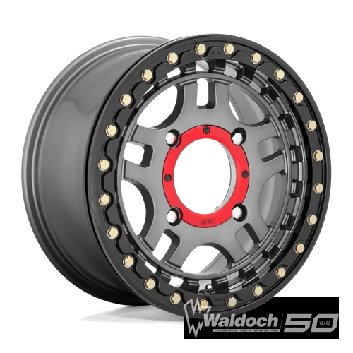 KS240 BL 14X7 4X137 G-MTL BLK-RING 38MM